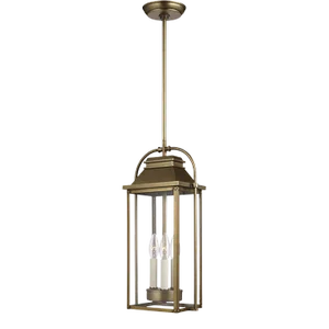Sean Lavin by Visual Comfort Studio Wellsworth Pendant, Painted Distressed Brass