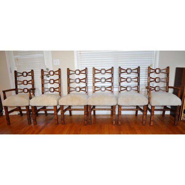 Vintage Romweber Viking Dining Chairs Set of 6 Chairish