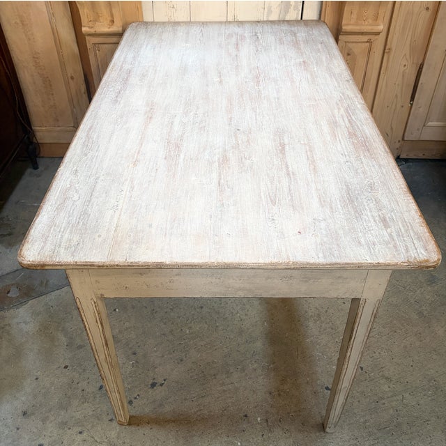19th Century Swedish Gustavian Style Writing Desk Table For Sale In San Diego - Image 6 of 8