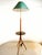 Wooden Floor Lamp with Glass Top and Lampshade For Sale - Image 14 of 18