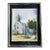 1990s Church Scene Painting by Ernesto Bonilla For Sale