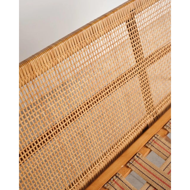 Teak Sofa with Cane Webbing, 400 Series by Hartmut Lohmeyer for Wilkhahn, Germany, 1960s For Sale - Image 16 of 18