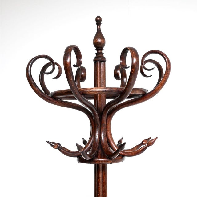 Antique Victorian Bentwood Coat Rack, 1880s For Sale - Image 4 of 10