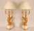 Gold Empire Table Lamps Napoleonic Return to Egypt Giltwood Bouilotte Table Lamps - A Pair For Sale - Image 8 of 15