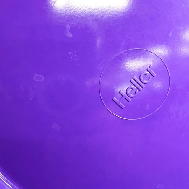 Mid-Century Modern 1964 MoMA Massimo & Lella Vignelli 11 Stackable Color Plates Heller Design For Sale - Image 3 of 11