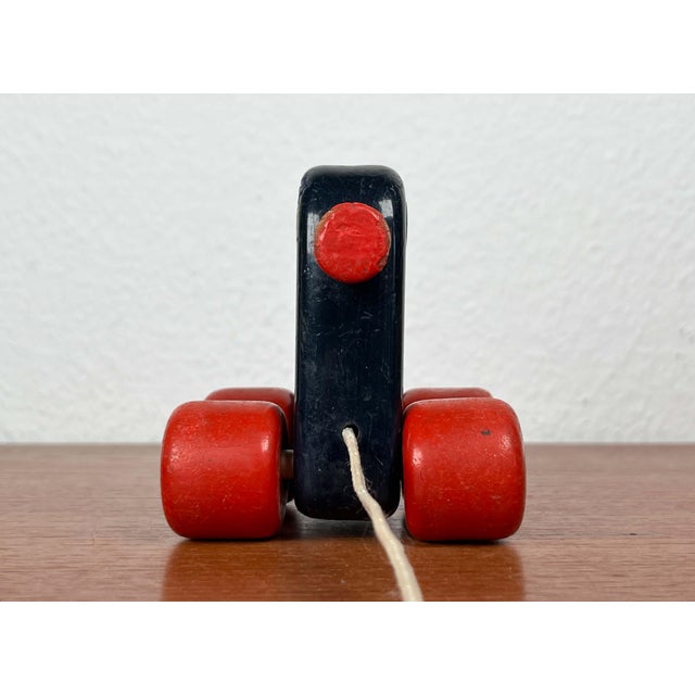 Black Mid-Century Modern Children Wooden Duck Toy from Brio, Sweden, 1960s For Sale - Image 8 of 18