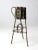 This is an antique folk art plant stand. The Adirondack style twig planter stand features splay willow legs with a...