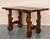19th Century Ebonized Baroque Spanish Side Table With Lyre Legs For Sale - Image 6 of 10