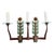 Vintage Italian Iron and Tole Sunflower Sconce For Sale - Image 9 of 9