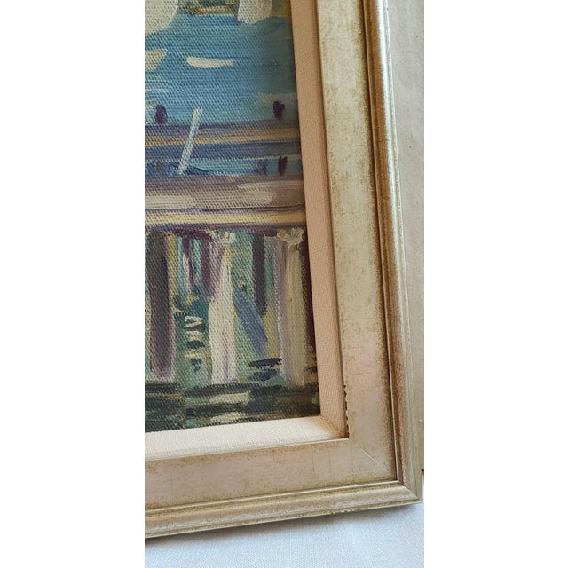 Nautical Original Oil Painting ‘Under Sail’, Framed For Sale - Image 3 of 6