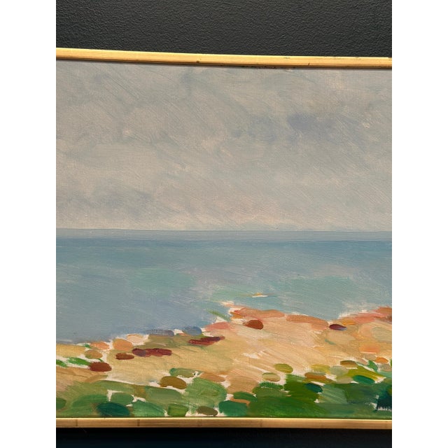 Eric Elfvén, Coast, 1950s, Oil Painting on Panel, Framed For Sale - Image 8 of 18