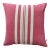 Ralph Lauren Pillow Pink and White Striped Throw Pillow, Down-Filled For Sale