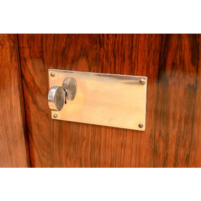 Brown Art Deco Walnut Wardrobe, 1930s For Sale - Image 8 of 18