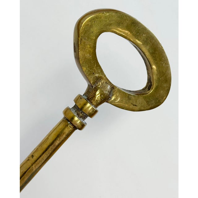 Oversized Vintage Brass Key Paper Weight For Sale In Kansas City - Image 6 of 9