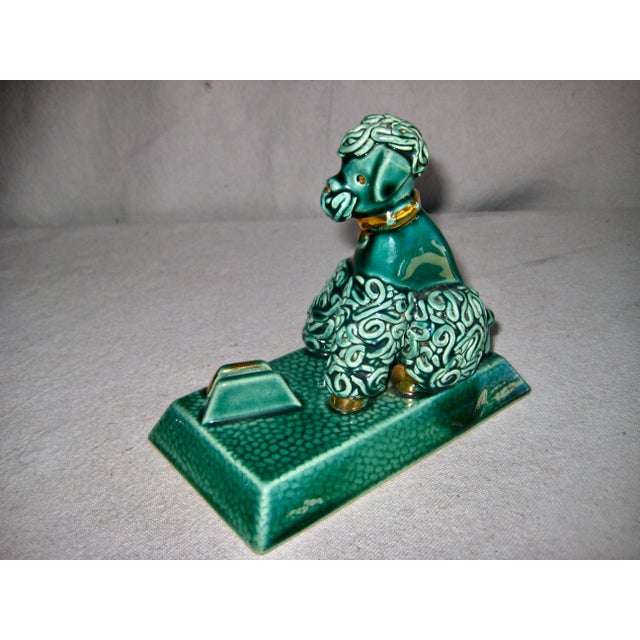 Mid-Century Modern Mid 20th Century French Poodle Frame Card Holder Figurine For Sale - Image 3 of 6