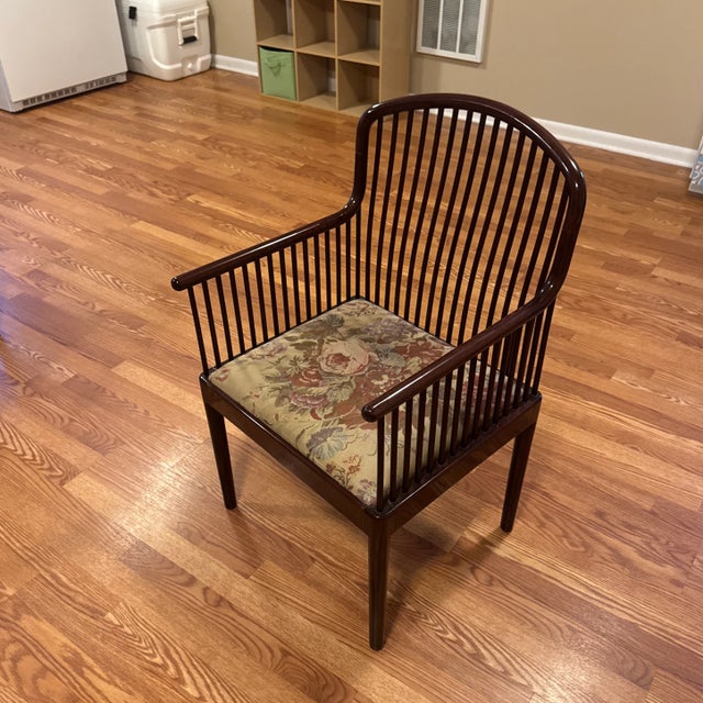 8 Andover Dining Chairs, designed by David Allen for Stendig. Manufactured in Italy in the mid 80s. Frames are made of...