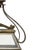 An elegant 20th-century Italian brass lantern showcasing classic European refinement and timeless form. This striking one-...