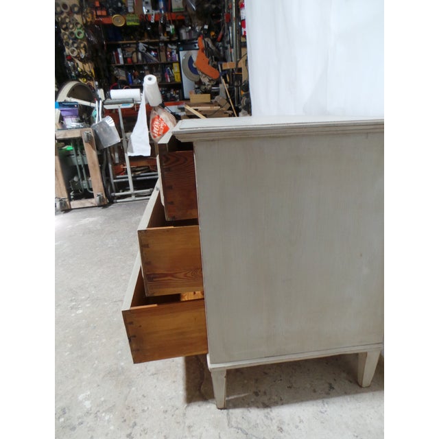 Swedish Gustavian 3 Drawer Chest of Drawers For Sale - Image 11 of 12