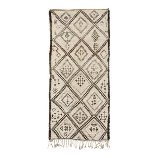 Vintage Moroccan Berber Wool Runner by Rug & Kilim, 1950-1959 For Sale