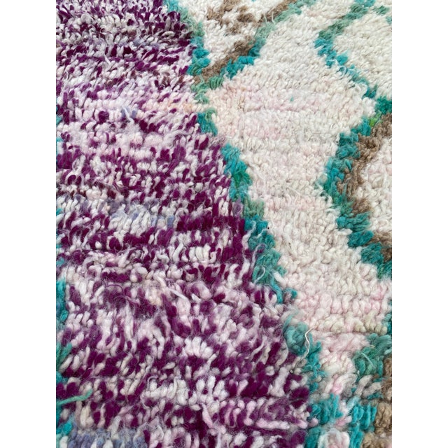 1980s Moroccan Boujaad Handmade Rug For Sale - Image 5 of 10