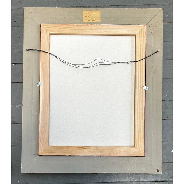 Contemporary Original Alexandra Brown Daffodil Still Life Oil Painting Vintage French Style Frame For Sale In Philadelphia - Image 6 of 6