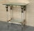 Hollywood Regency Late 20th Century Claude Dalle Style Narrow Console Table with Glass Top, Lucite and Bronze For Sale - Image 3 of 18