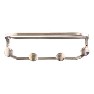 French Art Deco Chrome Coat Rack, 1930s For Sale