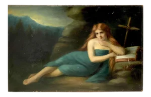 Oil Painting by Germaine Dawis, France, 1921