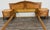 Wood Vintage French Louis XVI Double Bed Frame with Bedside Tables For Sale - Image 7 of 15