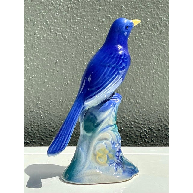 Vintage MCM Glazed Ceramic Bird For Sale - Image 11 of 12