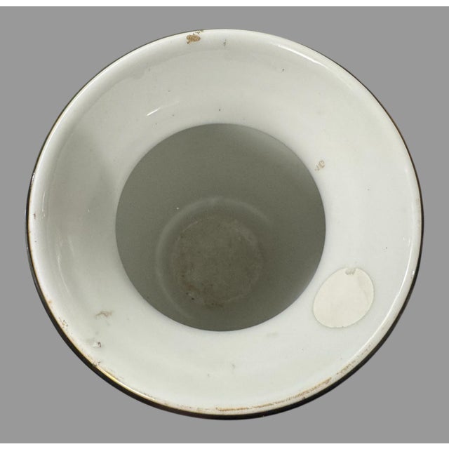 Old Paris Antique Victorian Hand Painted Floral Decorated Old Paris Porcelain 13" Vase For Sale - Image 4 of 6