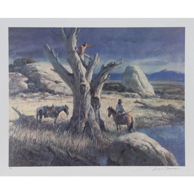 Rustic Duane Bryers, Vantage Point, Lithograph For Sale - Image 3 of 3