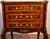 1890s Antique French Louis XV Walnut Inlaid & Marble Top Liquor Cabinet / Bar For Sale - Image 4 of 18