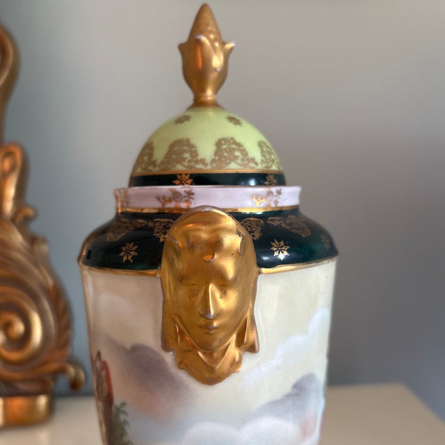 Royal Vienna Porcelain Urn For Sale - Image 4 of 8