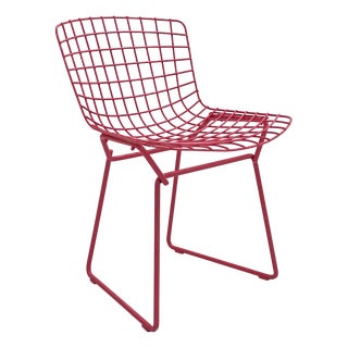Pink Wire Children's Chair by Harry Bertoia for Knoll, 1990s For Sale