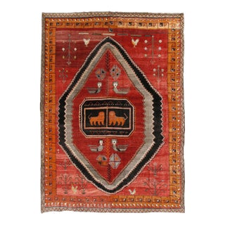Galerie Shabab Collection Mid-20th Century Turkish Anatolian Pictorial Carpet For Sale