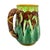 Ceramic George Jones Majolica Wheat Pitcher With Green Acanthus Leaves, Ca. 1875 For Sale - Image 7 of 13