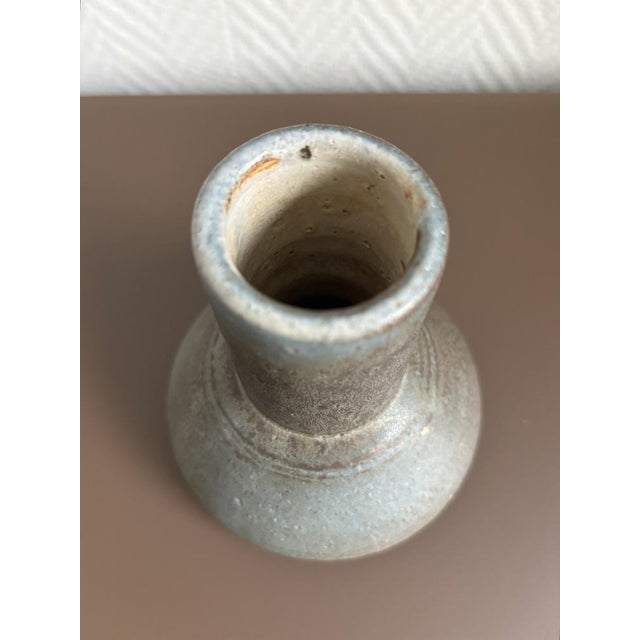 1960s European Pottery Vase in Earth Tone Colors, 1960s For Sale - Image 5 of 9