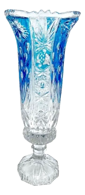 German Glass Vase by Huta Anna, 1970s