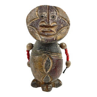 Early 20th Century Tikar Clay House God 4.5inch Cameroon For Sale