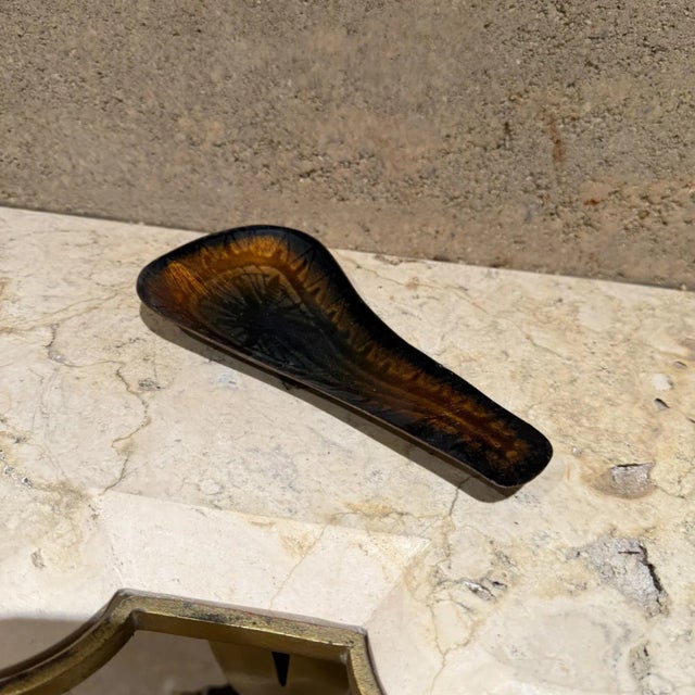 1960s Romolo & Verzolini Italian Trinket Tray Copper Enamel For Sale In San Diego - Image 6 of 10