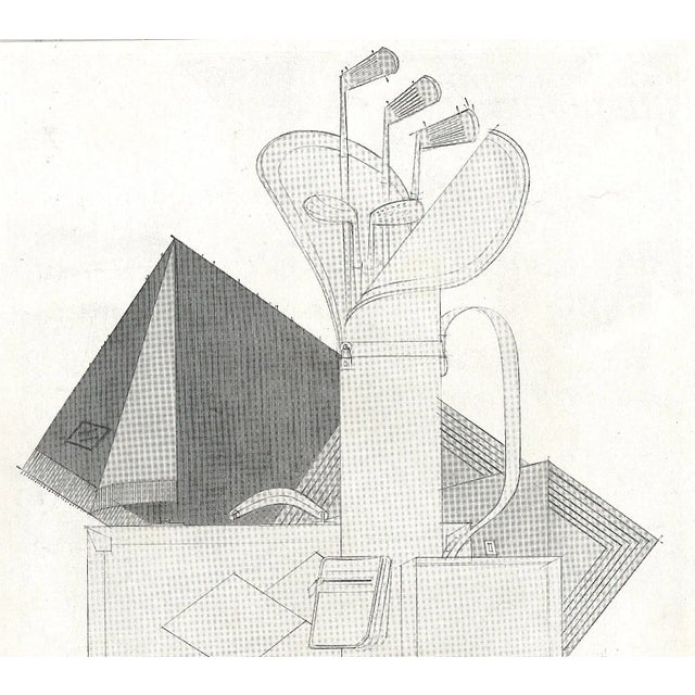 This is a find! Hermes GOLF advertisements are RARE, almost impossible to find! This is an original vintage Hermès...