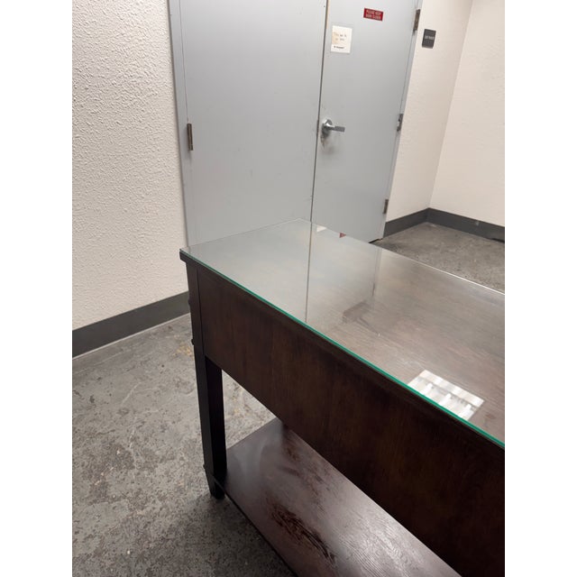 Bassett Furniture Six Drawer Console Table For Sale In San Francisco - Image 6 of 12