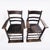 Pair of billiard chairs. Would make a great set for a game room or bar. With some refurbishment they could be a beautiful...