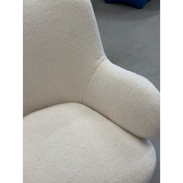 Mid-Century Modern Pair of Berg Swedish Club Chairs Circa 1945 Attributed to Gustav Axel For Sale - Image 3 of 18