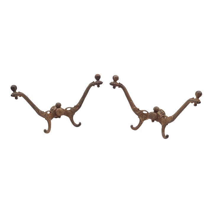 Antique Hall Tree Hooks