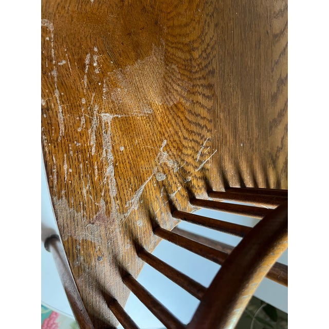 Antique Oval Occasional Table With Lower Shelf and Spindle Rail For Sale - Image 9 of 15