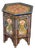 Moroccan Moorish Style 1920s Table with Hexagonal Top and Polychrome Décor For Sale