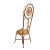 Vintage Tall Bamboo Boho Sunflower Chair For Sale - Image 4 of 7