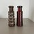 Article: Set of two fat lava art vases. Producer: Scheurich, Germany. Decade: 1970s. These original vintage vases was...